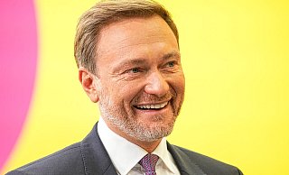 FDP-Chef Christian Lindner beim Parteitag in Berlin. - Foto: Michael Kappeler/dpa
