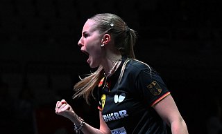 Gewinnt ihr erstes Spiel bei der Team-EM: Tischtennis-Star Annett Kaufmann. (Archivbild) - Liu Xu/XinHua/dpa