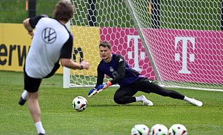 DFB-Torwart Alexander Nübel wird gegen Griechenland defintiv fehlen - vielleicht auch bei der EM. - Federico Gambarini/dpa