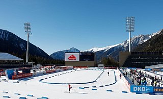 In Antholz fanden Modernisierungsarbeiten statt. - Alessandro Trovati/AP/dpa
