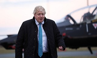 Ukraine-Konflikt: Wird der britische Premier Boris Johnson militärisch weiter aufrüsten?. - Foto: Carl Recine/PA Wire/dpa