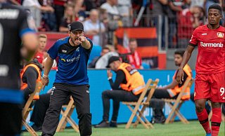 Immer nach vorn: Paderborns Trainer Steffen Baumgart zeigte auch bei Bayer Leverkusen die Richtung an, mit der der Aufstieg gelang. - Dennis Angenendt