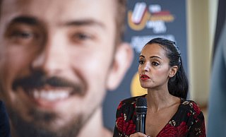 Sawsan Chebli ist im Internet immer wieder Ziel von Drohungen oder Beleidigungen. - picture alliance/dpa