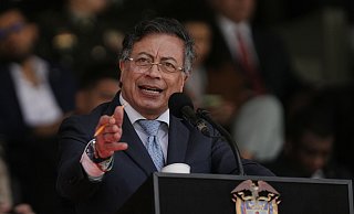 Der kolumbianische Präsident Gustavo Petro ist von der US-Regierung sanktioniert worden. - Ivan Valencia/AP/dpa