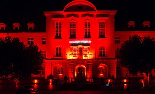 Bleibt das Herforder Rathaus rot oder bekommt es nach dem Wahlsonntag, 13. September, eine andere Farbe? Diese Frage stellen sich auch die Parteien. - Ralf Bittner