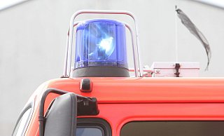 Die Feuerwehr rückte zu einer Firma in Enger aus. - Ekkehard Wind