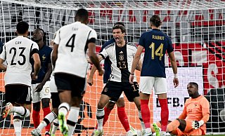 Thomas Müller (M) erzielte das Tor zum 1:0. - Federico Gambarini/dpa