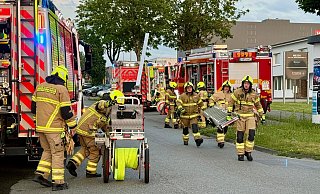 Großeinsatz für die Feuerwehr bei Claas in Paderborn. - Ralph Meyer