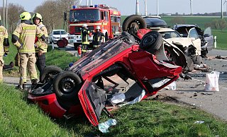 Unfallschwerpunkt: Auf der B 68 bei Dörenhagen kam es im April dieses Jahres zu einem Unfall mit tödlichem Ausgang. - Ralph Meyer