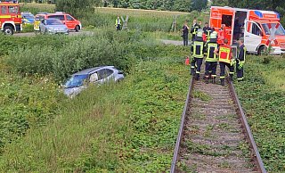 Zwei Löschgruppen der Frewilligen Feuerwehr wurden alarmiert. - Freiwillige Feuerwehr Rahden
