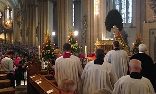 Im Dom von Paderborn wird am Samstag die kirchliche Eröffnung von Libori gefeiert. - Annika Falk-Claußen