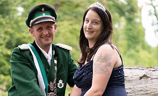 Die Niederntudorfer Regenten Sebastian Köster und Angelina Gröpper haben ein spannendes Jahr vor sich. - Schützen