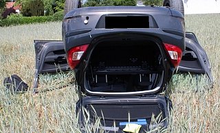 Down-under hat der Fahrer sein Auto zum Stillstand gebracht. - Polizei Minden-Lübbecke