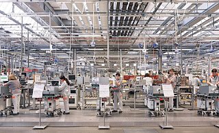 Gaswandgeräte-Fertigung im Viessmann-Werk in Allendorf. - Viessmann/dpa