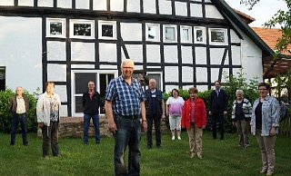 Zehn der Kandidaten, mit denen die FWG antritt: Dieter Pollert, Claudia Meier, Günter Meier, Dieter Gerlach, Dieter Arning, Silke Tegeler, Iris-Gudrun Huth, Mario Tegeler, Ute Gerlach und Janina Huth. - Michael Grundmeier