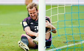 Bayern-Star Harry Kane hat sich am Sprunggelenk verletzt. - Uwe Anspach/dpa