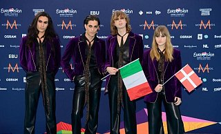 Die Rockband Måneskin aus Italien gewann den ESC in diesem Jahr. - Foto: Soeren Stache/dpa-Zentralbild/dpa