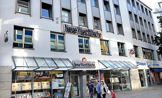 Das Verlagshaus der Neuen Westfälischen in Bielefeld. - Barbara Franke