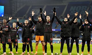 Bayer Leverkusen kommt mit Schub aus Manchester zum Duell gegen Dortmund. (Archivfoto) - Nick Potts/PA Wire/dpa