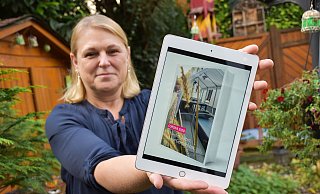 Sabine Schmitz möchte mit schönen Geschichten die Gaststätte "Zum Ölberg" vor der Schließung bewahren. - Sara Mattana