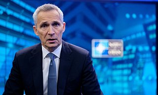 Die Nato müsse sich darauf einstellen, die Ukraine langfristig zu unterstützen, sagt Nato-Generalsekretär Jens Stoltenberg. - Thierry Monasse/dpa