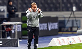 Unzufrieden mit der Chancenauswertung: Fortuna-Coach Markung Anfang. - Andreas Gora/dpa