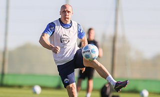 Auch Sven Michel musste beim Trainingslager des SC Paderborn im spanischen Benidorm hin und wieder kräftig durchpusten. - Oliver Krato