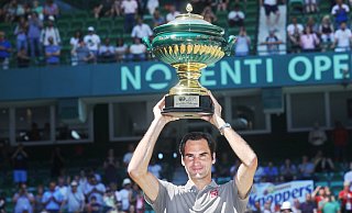 Rekordsieger und Publikumsliebling Roger Federer kommt als Titelverteidiger zu den Noventi Open 2020. - Sarah Jonek