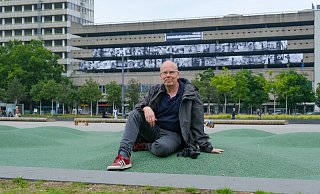 Veit Mette auf den grünen Hügeln des Kesselbrinks.  - Andreas Zobe