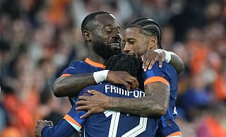 Die Niederlande setzten sich mit 4:0 gegen Kanada durch. - Patrick Post/AP/dpa