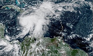Hurrikan «Melissa» hat die höchste Hurrikan-Kategorie 5 erreicht. - Uncredited/NOAA via AP/dpa