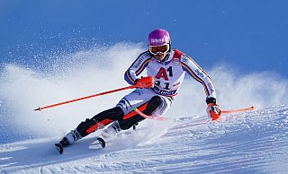 Linus Straßer ist auch diesen Winter die große deutsche Slalom-Hoffnung. - Pier Marco Tacca/AP/dpa