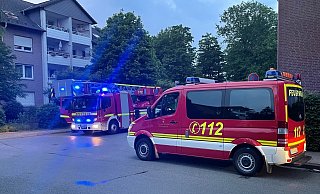 Verletzter bei Brand in Bielefeld. - Charlotte Mahncke