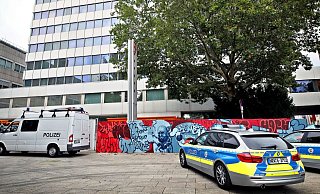 Tödlicher Unfall am Telekom-Hochhaus. Die Ermittlungen zur Ursache dauern inzwischen zehn Monate an. - Sarah Jonek