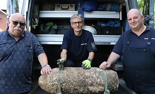 Bombenentschärfung am Dr.-Everken-Weg in Paderborn. - Holger Kosbab