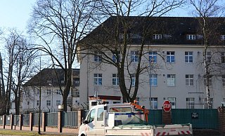 Für das Dempsey-Areal, auf dem diese Kasernen-Gebäude erhalten bleiben sollen, ist eine Quartiersgarage geplant. - Holger Kosbab