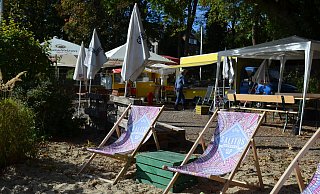 Strandfeeling an der Weser im R1 am Radweg. - Nicole Niemann