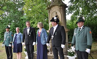 Königsproklamation: Tobias Seck ist neuer Schützenkönig in Riesel - Helga Krooß