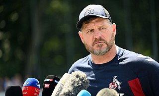 Kölns Trainer Steffen Baumgart fordert mehr Nachsicht mit den deutschen Nationalspielern. - Federico Gambarini/dpa