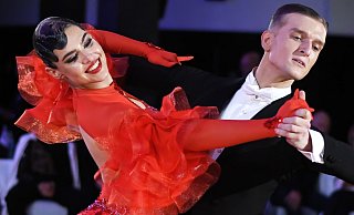 Maria Heckel und Kai Axt vom TC Metropol gehörten bei den Europameisterschaften in Rom zu den Top-Paaren. Jetzt wird Axt bei „OWL tanzt“ als Trainer aktiv. - Volker Hey