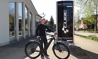 Viel Platz für Testfahrten: Bernd Blöte und seine Mitarbeiter vom Bike-Team Blöte haben in Hiddenhausen-Schweicheln und Bad Oeynhausen wieder geöffnet. - André Blickensdorf