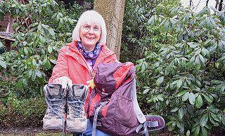 Sabine Redeker wird weiterhin an den Touren der sportlichen Wandergruppe teilnehmen. Ihre verantwortliche Position aber gibt sie ab. - Karin Prignitz