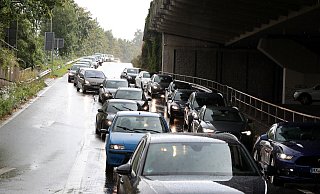 Unbekannte bringen die Verkehrsteilnehmer auf dem OWD in Gefahr. - Wolfgang Rudolf (Archiv)