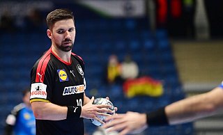 Der Berliner Fabian Wiede möchte zur Heim-EM 2024 in die DHB-Auswahl zurückkehren. - Marijan Murat/dpa