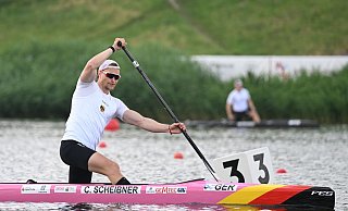 Conrad Scheibner musste seinen WM-Start kurzfristig wegen Corona abbrechen. - Jakub Kaczmarczyk/PAP/dpa