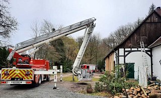 Die Besitzer des Kottens waren zum Zeitpunkt des Brandes nicht zuhause - Jonas Damme