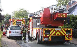 Feuerwehreinsatz in Kirchdornberg. - Charlotte Mahncke
