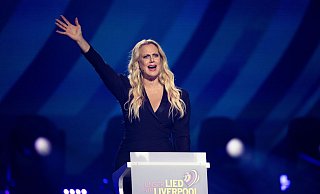 Barbara Schöneberger ist für die deutsche Vorauswahl zum Eurovision Song Contest nominiert. - Rolf Vennenbernd/dpa