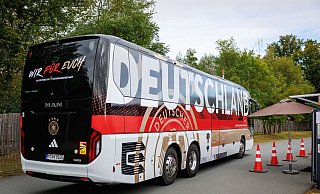 Zurück im Homeground: Die deutsche Fußball-Nationalmannschaft. - Daniel Karmann/dpa