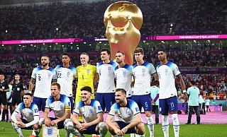 Hoffen wieder auf ein erfolgreiches Turnier: die Three Lions aus England. - Tom Weller/dpa/Archiv